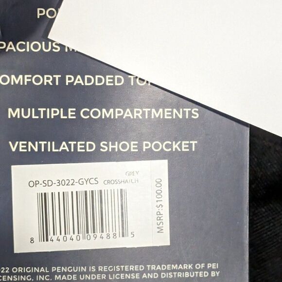 BNWT Original Penguin Weekender Duffel - Picture 4 of 5